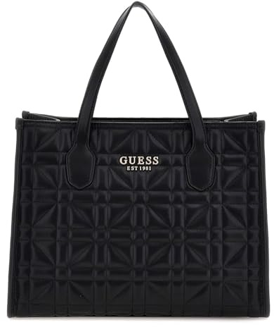 GUESS Silvana 2 Compartment Tote Black