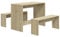 3-TLG. Essgruppe Sonoma-Eiche Holzwerkstoff,809479