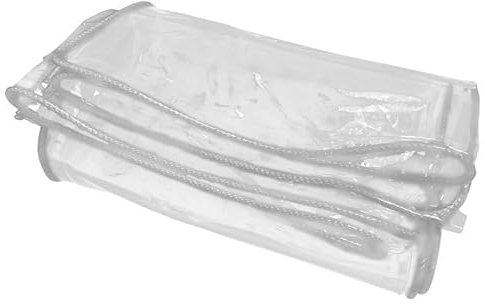 HUJZJY Telone Trasparente, Telo Telone Occhiellato Antistrappo Impermeabile, PVC Multiuso Trasparente Retinato, Addensare Resistente agli Strappi, per Rimessaggi Tende Balconi Coperture