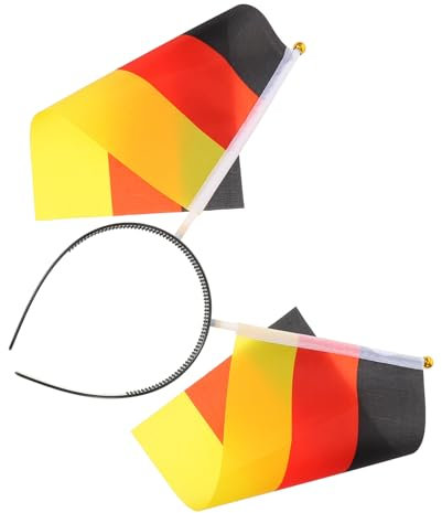 Haarreif mit Deutschlandflagge aus Stoff für Festivals und Partys