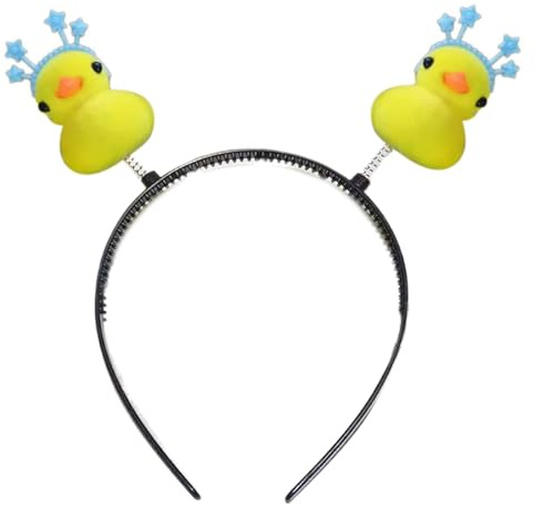 SPONGL - Gelbe Ente Haarreif Cartoon Stirnband Fotografie Halloween Karneval Party Kreativ für Mädchen Jungen