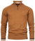 Indicode Herren INSwift Strickpullover mit Stehkragen und Reißverschluss | Herrenpullover Pulli für Männer Rubber, XXL