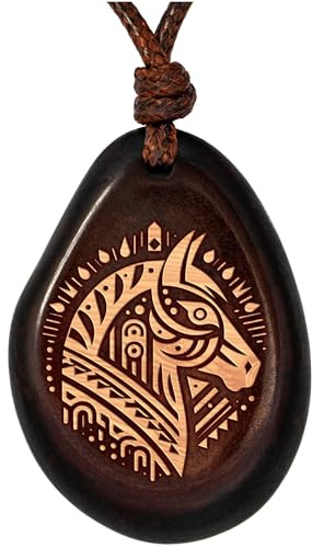 Amarumi Handgefertigter Anhänger aus Taguanuss – Symbol für Lebensfreude, Harmonie & Naturverbundenheit | Indianischer Schmuck