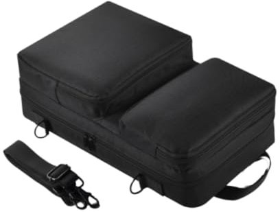 AsrMyjcx Estuche para controlador de DJ Estuche de transporte Bolsa de mano con correa ajustable Bolsa ligera para conciertos Organizador de equipos de DJ para