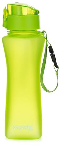 OXYBAG OXY TWiST 550 ml Trinkflasche Kinder, BPA-frei & Tritan, Auslaufsicher & Spülmaschinenfest, Mit Filter für Früchte, Schule, Sport & Freizeit