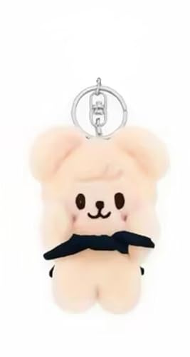FiveMileBro Stray Kids SKZoo Magnetischer Plüsch-Schlüsselring-Anhänger 10 cm 'ATE', Niedlicher Rucksack & aufhängbarer Schlüsselring-Anhänger, Perfekt für STAY Fans