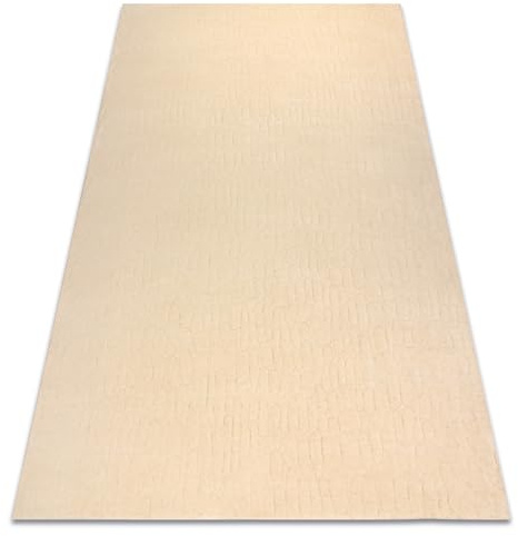 rugsx Wollteppich TEXTURA 488.15.LA100 OSTA - modern - Linien strukturell Creme 280x390 cm