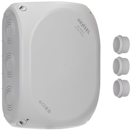 Hensel DK1600G Kabelabzweigkasten Feuchtraumdose IP 55/66 bis 16 qmm 3phasig, 25 qmm 1phasig, ohne Klemme