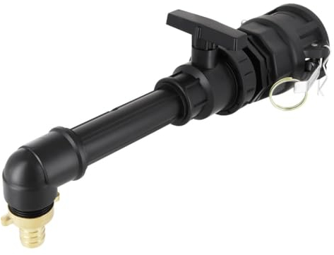 REKUBIK IBC Adapter 2 Camlock Dose - 1 Kugelhahn Extra-Lang