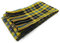 Tartan Sashes, Womens, Girls Tartan Fringed Sash, Wedding, Party, Fancy Dress 28cm x 228cm (Yellow)