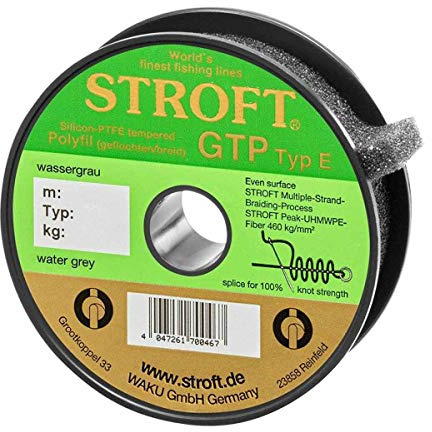 WAKU Stroft Schnur GTP Typ E geflochten wassergrau 150m Typ E06 4,25kg