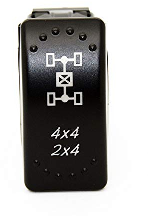 Allrad zuschaltung – 4 x 4 2 X 4 jj63 – Símbolo Interruptor Interruptor Basculante Interruptor Auto Barco Coche Camión Luz 12 V 24 V LED