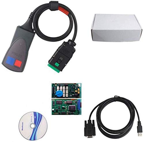 Scanner Diagnose, PP2000 Lexia-3 Auto Voiture Scanner Diagbox Scanner mit Neu Diagbox Lexia-3 PP2000 in Multi-Languages Erhältlich für Citroen Peugeot - Schwarz