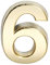 Numero civico in Plastica ABS color Bronzo, Autoadesivo, numero di Porta, indirizzo di casa, 5cm