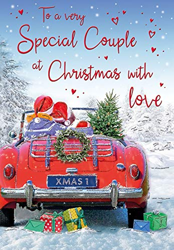 Traditionelle Weihnachtskarte Special Couple – 22,9 x 15,2 cm – Regal Publishing