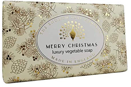 The English Soap Company Festive Soap Merry Christmas 190g