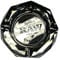 Raw DarkSide Aschenbecher aus Glas - Raw Dark Side Ashtray, Mittel