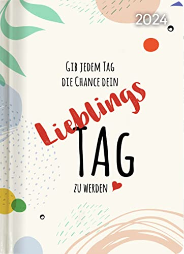 Minitimer Style Lieblingstag 2024 - Taschen-Kalender A6 - Weekly - 192 Seiten - Notiz-Buch - mit Info- und Adressteil - Alpha Edition