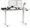 FLEXISPOT Höhenverstellbarer Schreibtisch Elektrisch, 3-Fach Teleskop & Dual-Motor, Belastbarkeit 160 KG, Bürotisch mit Memory-Funktion&Anti-Kollisionssystem(200 x 80 cm Weiß, Gestell Weiß)