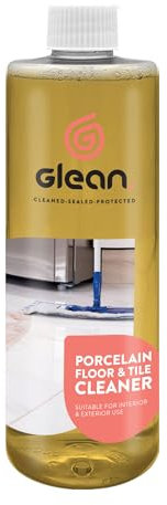 GLEAN Porcelain Floor and Tile Cleaner | 500 ml | Easy-to-Use Patio Cleaner | Restores Shine - pH Neutral | For Polished/Unpolished, Ceramic, Marble Surfaces | Suitable for Indoor & Outdoor
