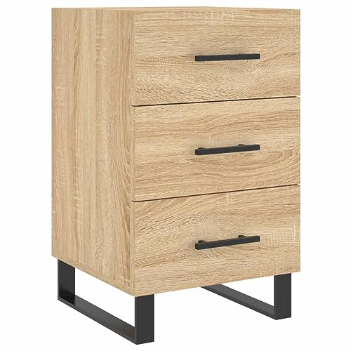 vidaXL Nachttisch Sonoma-Eiche 40x40x66 cm Holzwerkstoff