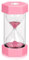 1 Minuten Sanduhr für Kinder, Glas Timer, Sanduhren Set Kinder, Timer können in Küchen, Sechseckiger Sanduhr-Timer, Spiel Requisiten, Timer können in Küchen, Zuhause, Rosa.