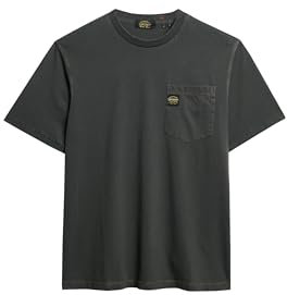 Superdry Raw Edge Slub V T Shirt für Herren