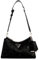 GUESS Damen Cresidia Top Zip Shoulder Bag Umhängetasche, Schwarz