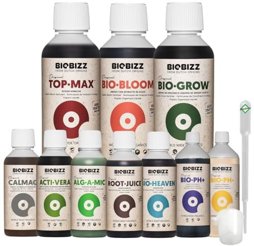 Weedness BioBizz Dünger All-Star Try Pack Big All - Grow Anbau Indoor Outdoor Naturdünger Bio Starter Orchideen Zimmerpflanzen