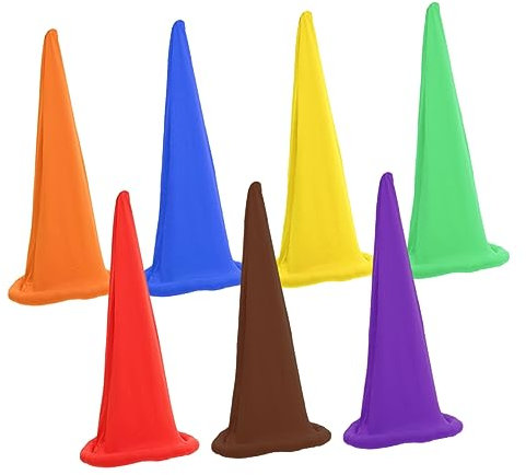 GLSTOY 7pcs Halloween Hat Gnome Winter Hat Dwarf Holiday Elves Hat Cap Red Gnome Hat Garden Gnome Costume Hat Santa Hats Halloween Costume Hat Birthday Elf Hat Gnome Hats Gnomes Polyester