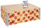 Garronda Cadre Potager en Bois imprimé 120x80x20 cm – Bac de Jardin pour Plantes, Fleurs, Fruits et légumes, Caisse de Rangement en Bois avec Motif décoratif GD-0075 (Tomate avec Fond, 2 pcs)