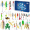 Festival Fishing Tackle Adventskalender, 24 Tage Köder für Angelfreunde und Hobbyisten