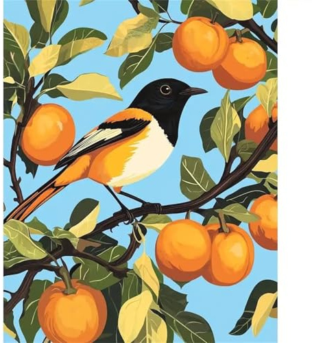 Jigsaw Puzzles for Adults 1500 piece,Orange Tree jigsaw puzzles For adults Creative Puzzle for Adult Kids Family Educational Games Home Decoration Frameless