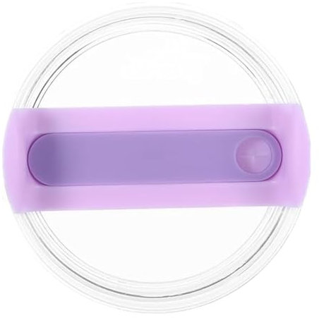 Replacement 40 oz Tumbler Lid Compatible with Stanley Cup, Dustproof Spill Proof Splash Resistant Tumbler Covers Fit for Stanley Tumbler and More Coffee Mugs,Pack of 1 (Purple)