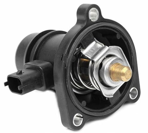55593033 Engine Coolant Thermostat Housing Assembly, Thermostat and Seal Housing With Built In Gasket Fits For Vauxhall Adam/Corsa D/E 1.2 1.4 Astra J