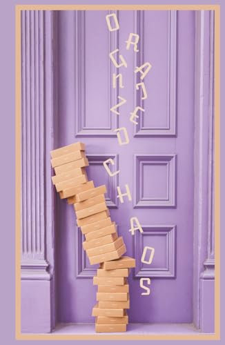 Funny Journaling Notebook Organized Chaos, 180 pages Hardcover 5.5x8.5'', Purple: for Work, School, Note Taking
