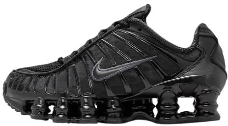 Nike Shox TL Big Kids' Shoes (Black/Metallic Hematite/Max Orange/Black)