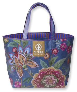 Pip Studio Bombay Strandtasche blau 60x40cm (1 Stück)