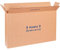 BOX USA 5 Pack of Flat-Panel TV Corrugated Cardboard Boxes, 22 L x 6 W x 16 H, Kraft, Shipping, Packing and Moving