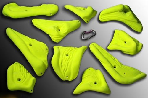 Move-it-Climbingholds - Alien Jugs XL (Klettergriffe-Set), Farbe:neon grün