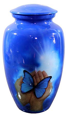 eSplanade Urne Erinnerungsbehälter Glastopf | Feuerbestattungsurnen | Metallurnen | Begräbnis Urnen.