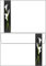 25 Briefumschläge Trauer weiße Calla DIN C6 ohne Fenster 6795-C6