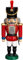 Seiffener Volkskunst Nussknacker Husar 28cm Made in Germany (rot)