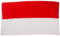 SCAMODA Bundes- und Länderflagge aus wetterfestem Material mit Metallösen, Outdoor Fahne & Flagge (Monaco) 150x90cm