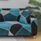 Morbuy Stretch Sofabezug Sofaüberwurf Spandex-Stoff Moderne Minimalismus Bedruckter Antirutsch with Armlehnen Sofahusse Universal Elastisch Couchbezug (3 Sitzer(190-230cm),Türkis)
