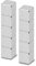 MAUL Neodym-Würfelmagnet – Magnet mit hoher Haftkraft für einen vielseitigen Einsatz – Magnet stark mit elegantem und modernem Design – 5 x 5 x 5 mm – 10er Pack – hellsilber