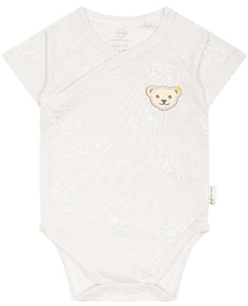 Steiff Unisex Baby Basic Wickelbody Kurzarm Unterwäsche