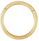 BLESSMYLOVE 1.0mm 7mm Gold Nasenring Hoop 316L Chirurgenstahl Knorpelohrring Septum Clicker Ring Edelstahl Klappbarer Segmentring Lippenring Conch Daith Helix Rook Tragus Snug Body Piercing Schmuck