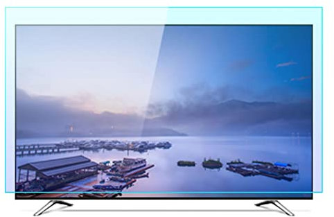 XRRX LCD Anti Blue Light TV Screen Protector - Anti Glare Film Upgrade Frosted Surface Anti Scratch for Smart TV Samsung/Sony/Hisense/LG / 40in 875x483mm