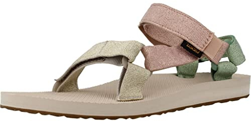Teva Damen Original Universal Sandale, Metallic Clay Multi, 41 EU